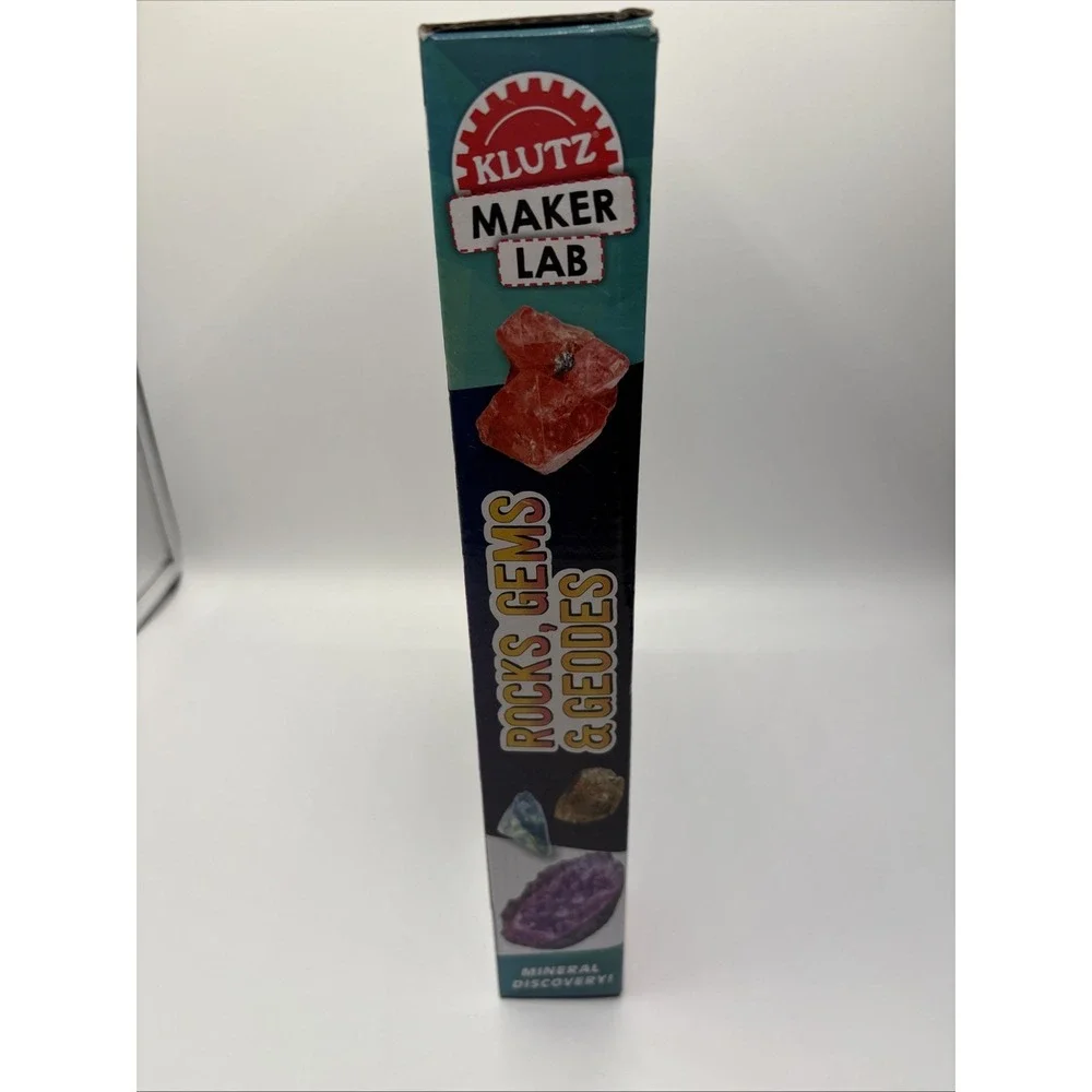 Rocks, Gems &‎ Geodes/ Make Lab .STEM Kit . Open Box/ Book Missing.